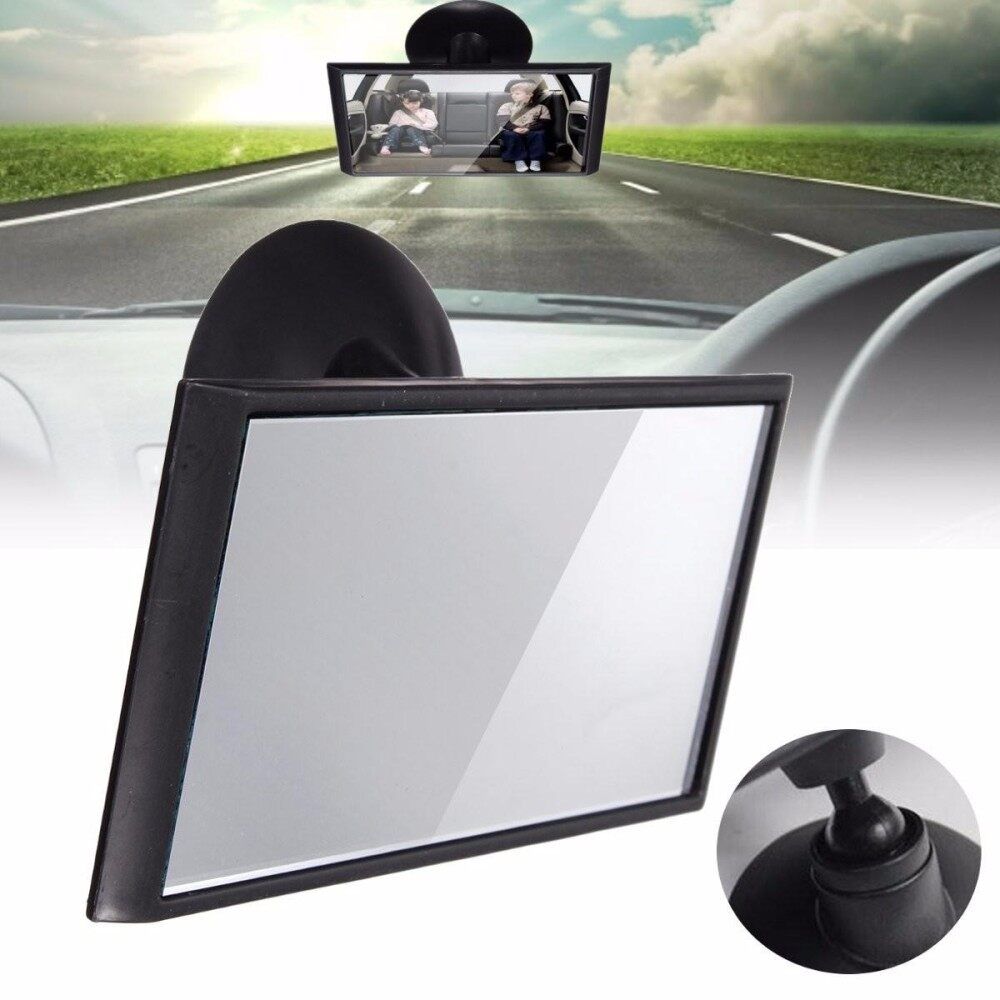 Universal Rear View Mirror Interior Car Adjustable Suction Adhesive Windscreen