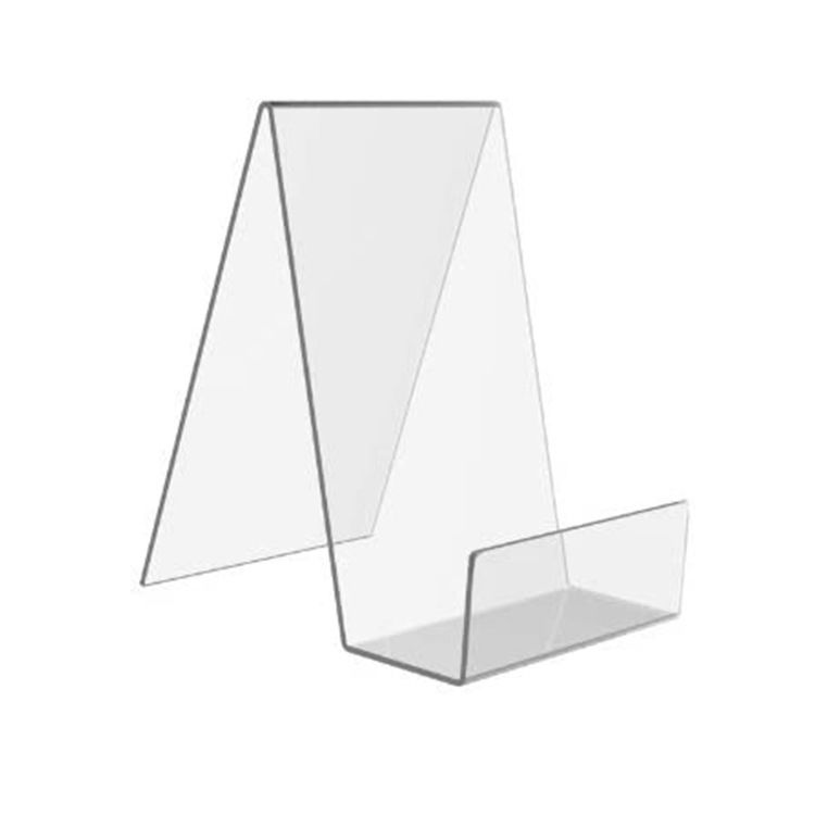 2 PCS Acrylic Display Stand Transparent Book Shelf  100 X 115 X 145mm
