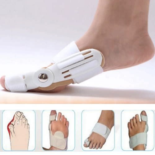 Orthopedic Bunion Corrector And Relief Toe Straightener - White