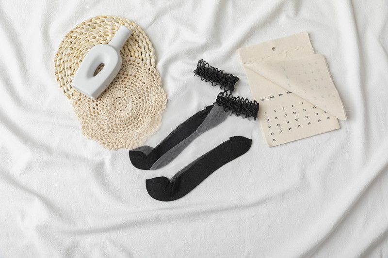 10 In 1 Women's Fashion Black Ankle Socks