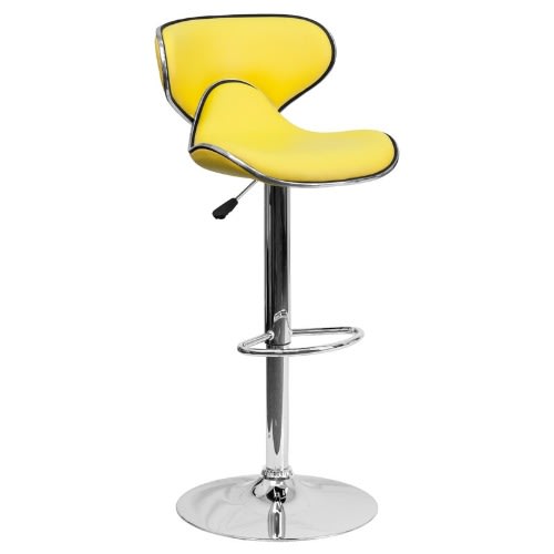 Swivel Bar Stool - Yellow