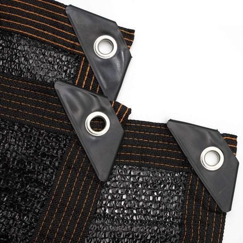 Greenhouse Covers Sunblock Shade Cloth Net Mesh Tarp 85% UV Resistant, Outdoor Shade Screen Taped Edge with Grommets