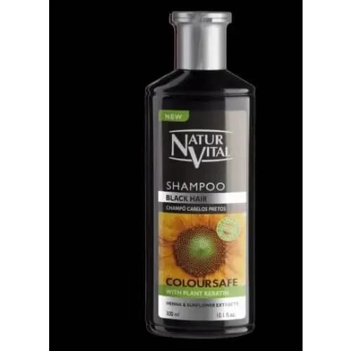 Natur Vital Shampoo Black Hair - 300 Ml
