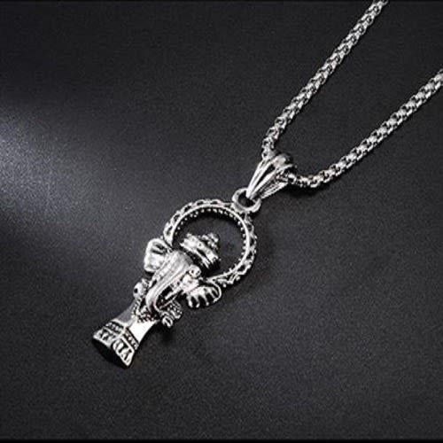 Chain Necklace With Lamb Pendant