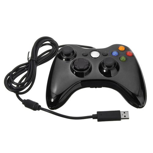 Wired USB Game Pad Handle Controller For Microsoft Xbox 360 Windows Laptop PC Black BDZ