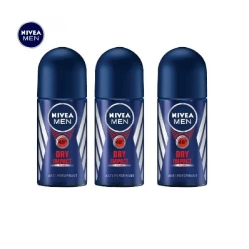 48h Dry Impact Roll-on For Men - 50ml X Pack Of 3
