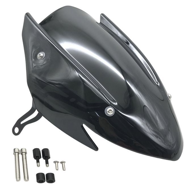 Windshield Deflector With Bracket Fits For Suzuki GSX-S750 2017 Black