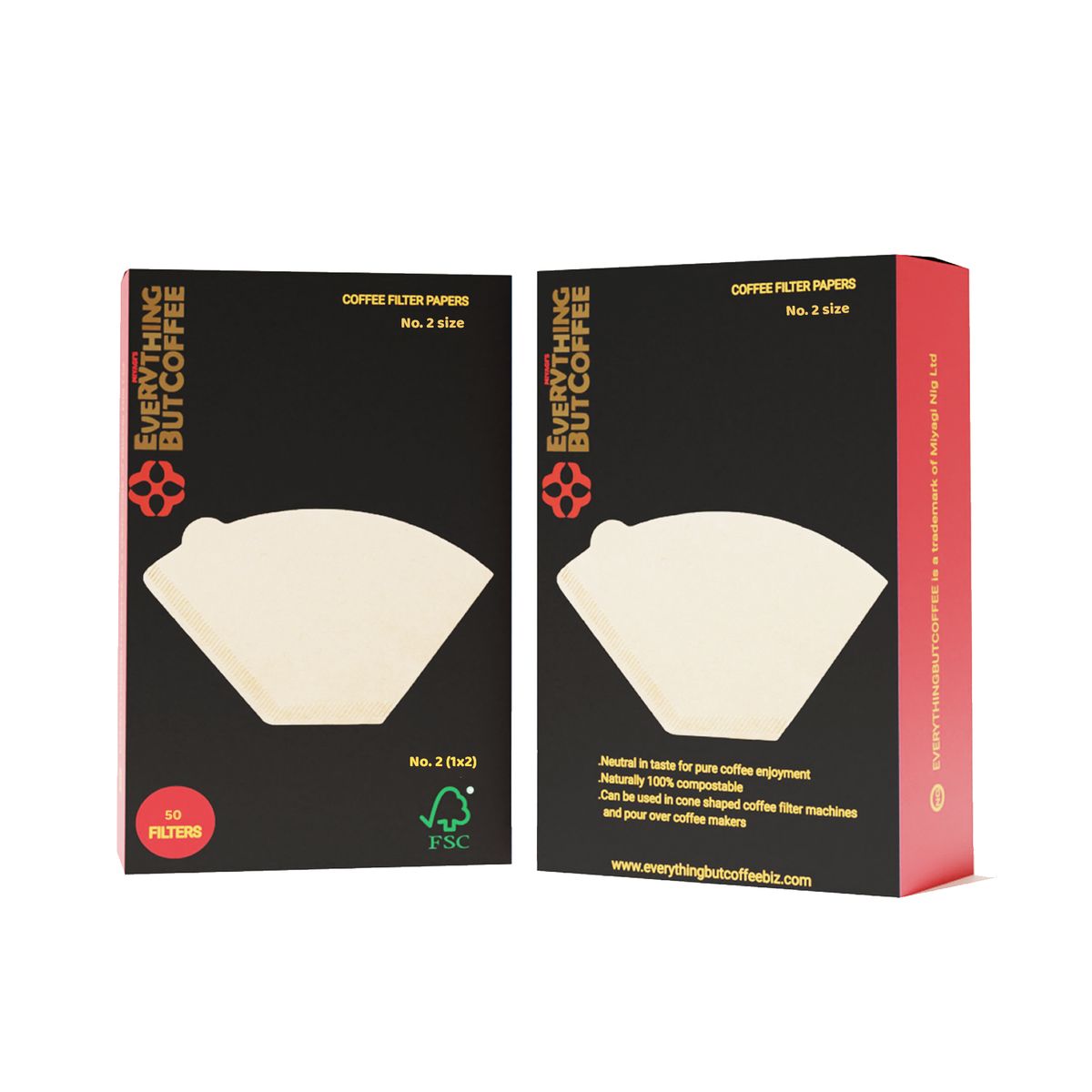 Coffee Filter Paper 1x2 By 50 In A Pack