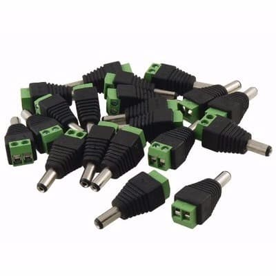 CCTV Power Plugs - 20pcs