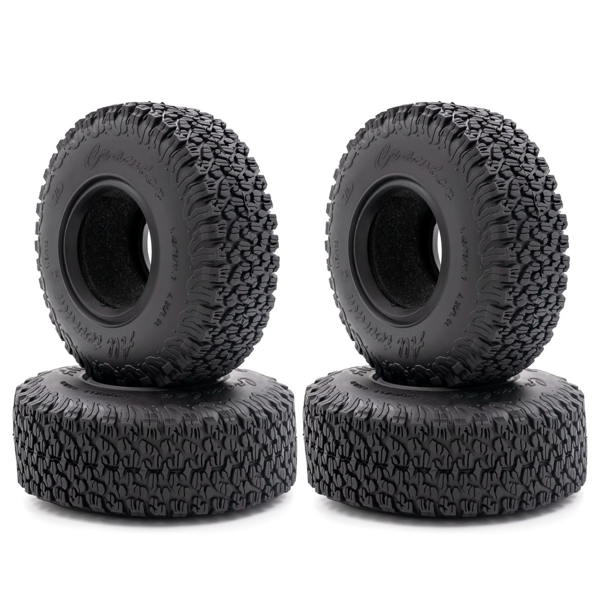 Remote Control Crawler Rubber Car Tires 1.9inch 110*45mm