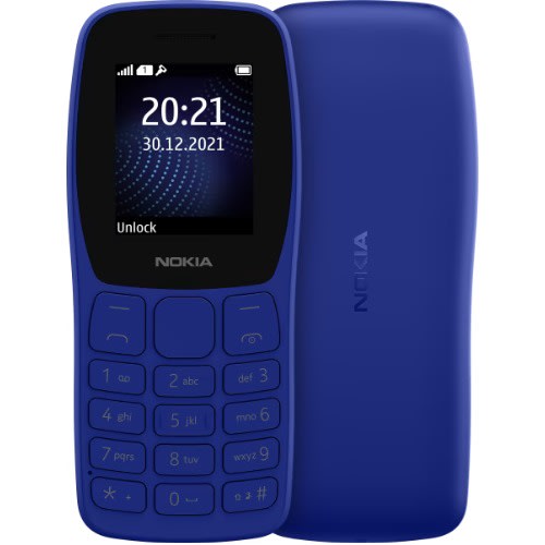 105 Africa Edition - 1.77" QQVGA - Dual SIM -  4MB ROM - 4MB RAM - FM Wireless - 800mAh - Blue