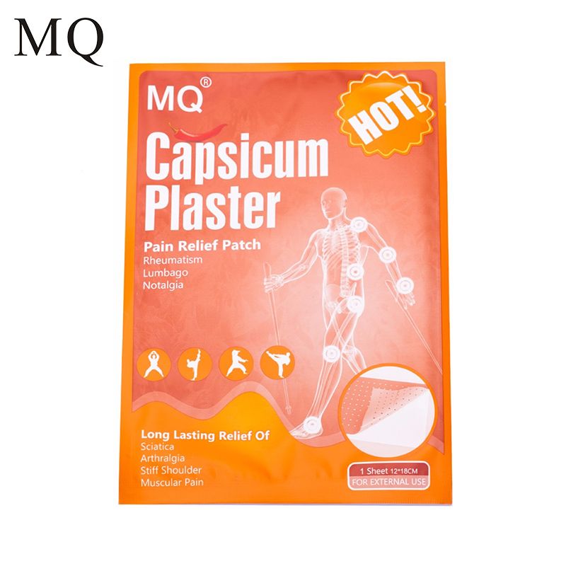 MQ Porous Massager Muscle Hot Plaster For Tradition 10pcs/lot Body Pain Capsicum Pain Chinese Patch 12*18cm Medical Relief
