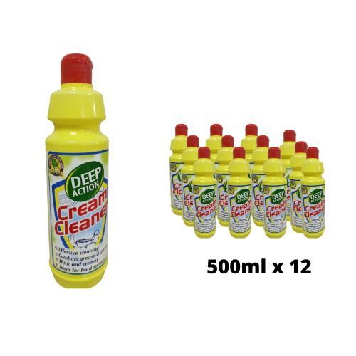 Cream Cleaner Action