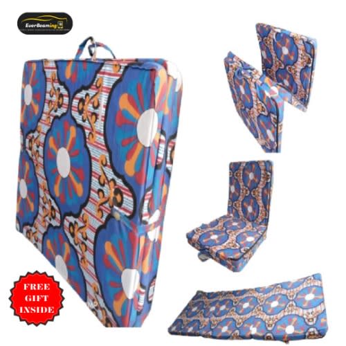 Portable Foldable Campin Picnic And Outdoor Mattress Mouka Colour - 2.3ft X 6ft X 2"