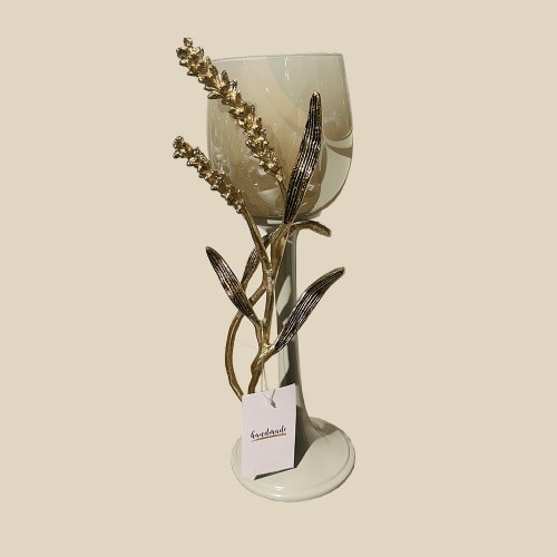 Vento Furniture Pillar Candle Holder Large - Warm Grey