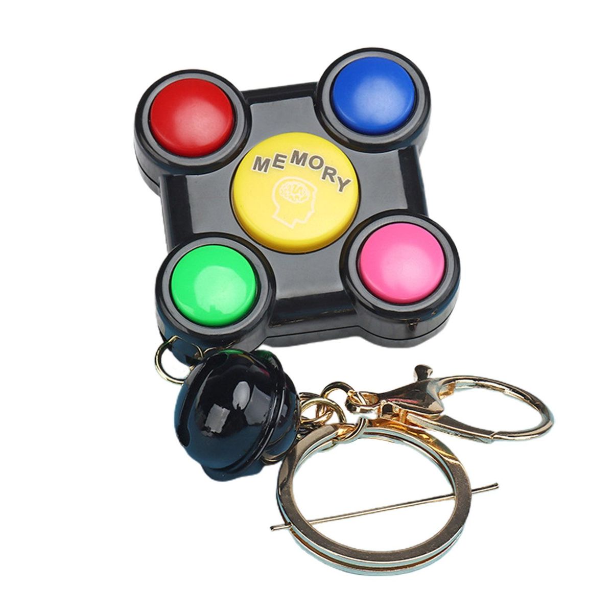 Keychain Ornament Children Puzzle Game Toy Black