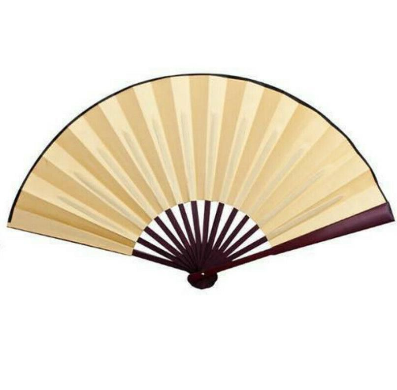 Vintage Chinese Japanese Hand Fan Folding Silk Bamboo Gifts