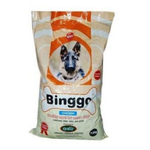 Binggo Dog Feed - 7.5kg - For All Dog Stages
