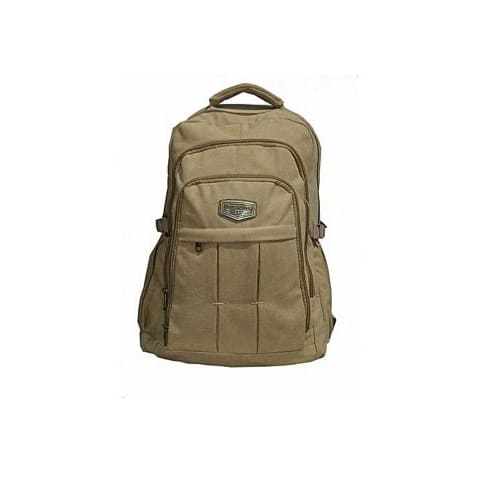 Roomie Travellers Laptop And School Backpack Bag - Brown- Large
