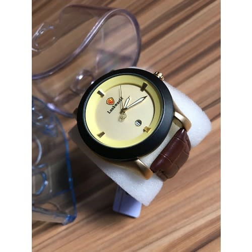 Men's Leather Strap Casual Wrist Watch