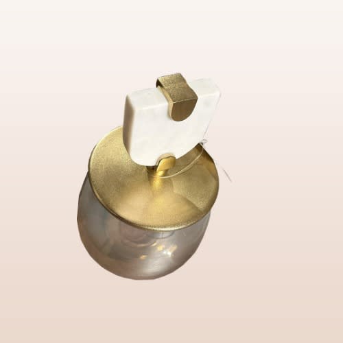 Vento Furniture Jar Trinket Small - White Marble