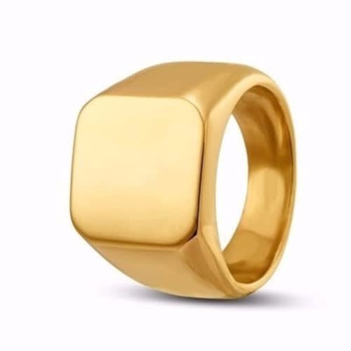 Men's Plain Ring - Gold