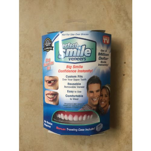 Perfect  Full  Smile  Veneers  Teeth  Cover