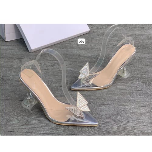 Transparent Ladies Sandals