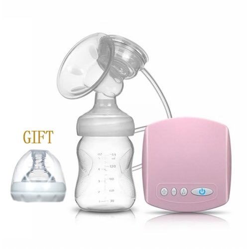 Electric Breast Pump With Milk Extractor- Pink