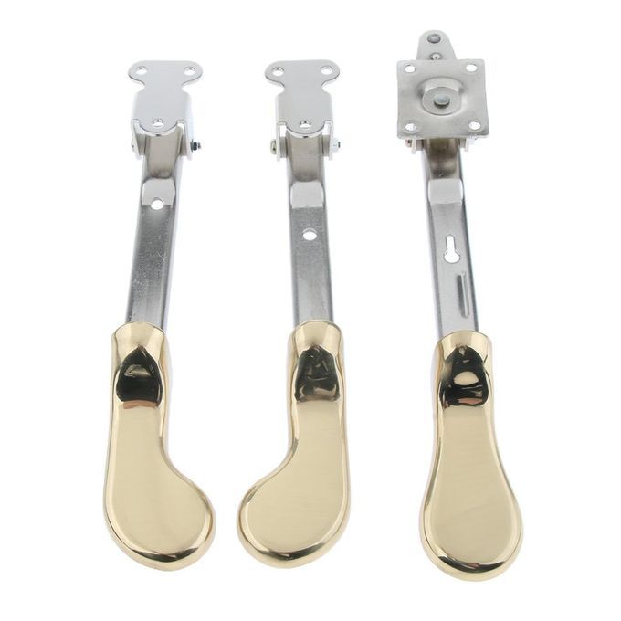 3Pcs  Sustain Pedal Switch Foot Pedal Connection For Upright Golden