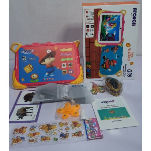 Q39 - 8GB RAM - 256GB ROM - 7" - Andriod Educational Tablet - 5000mAh - Pink