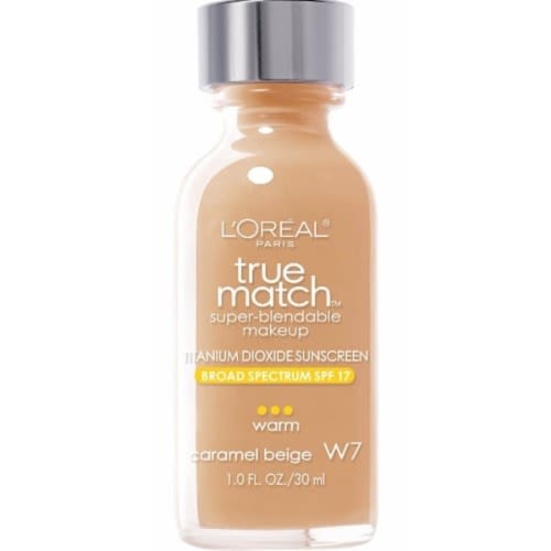 True Match Super Blendable Makeup Spf 17 - Caramel Beige W7 - 30ml