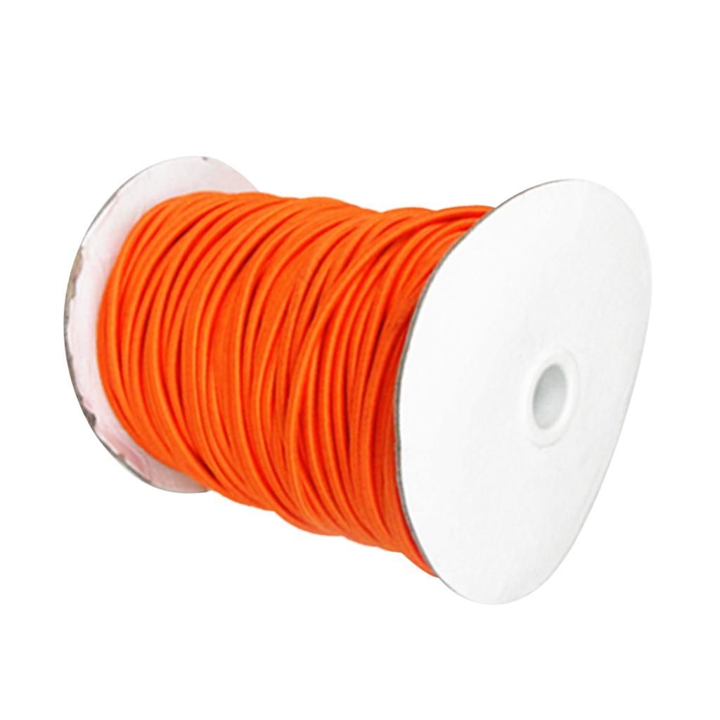 4mm Bungee Cord Elastic Shock Cord Rope Tie Down String For 1m Orange