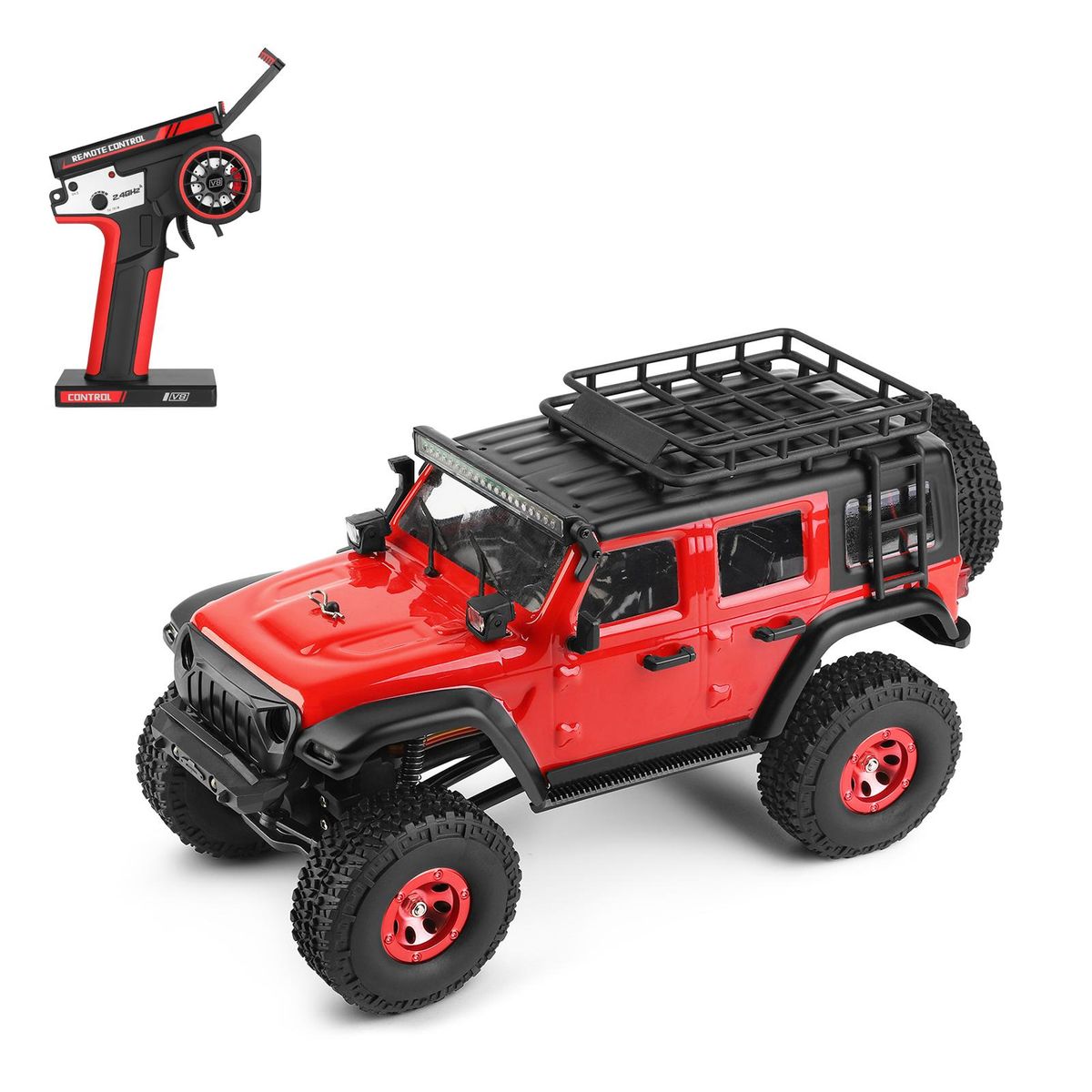 WLtoys 2428 Remote Control Car 1/24 2.4GHz Off Road Car 4WD Vehicle Gifts for Kids Adults
