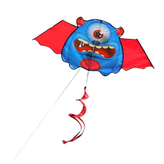 58"x23" Monster Kite Huge Park 160cm Tail Beach Single Line For Kids