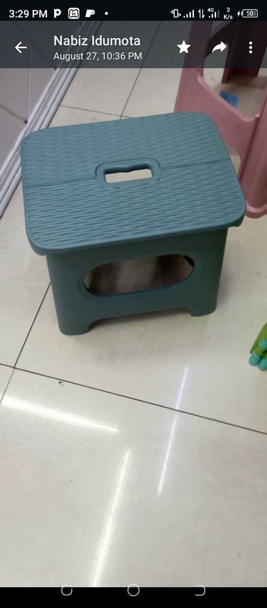 Plastic Folding Stool