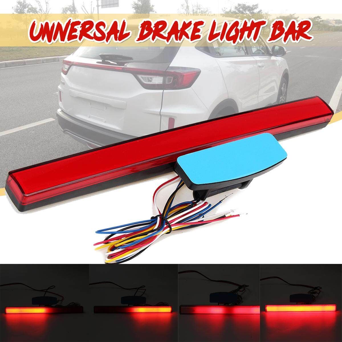 Red 12V Universal Car 3rd Third Brake Stop Light Rear Tail High Mounted Lamp