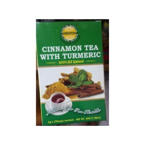 Great Tea Cinnamon Tea With Turmeric - 2g x 20 Tea Bags