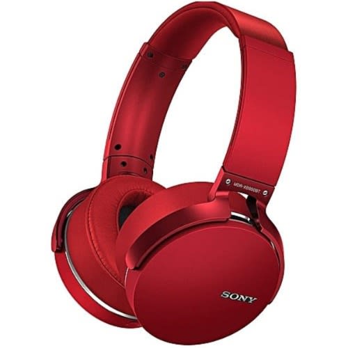 Sony Extra Bass Music Headset- Red