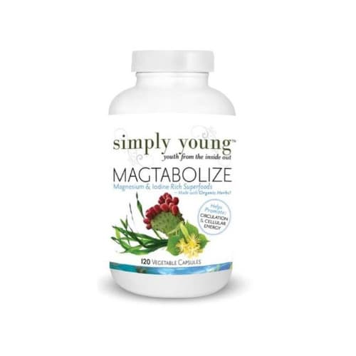 Simply Young Magtabolize Magnesium & Iodine -120 Capsules