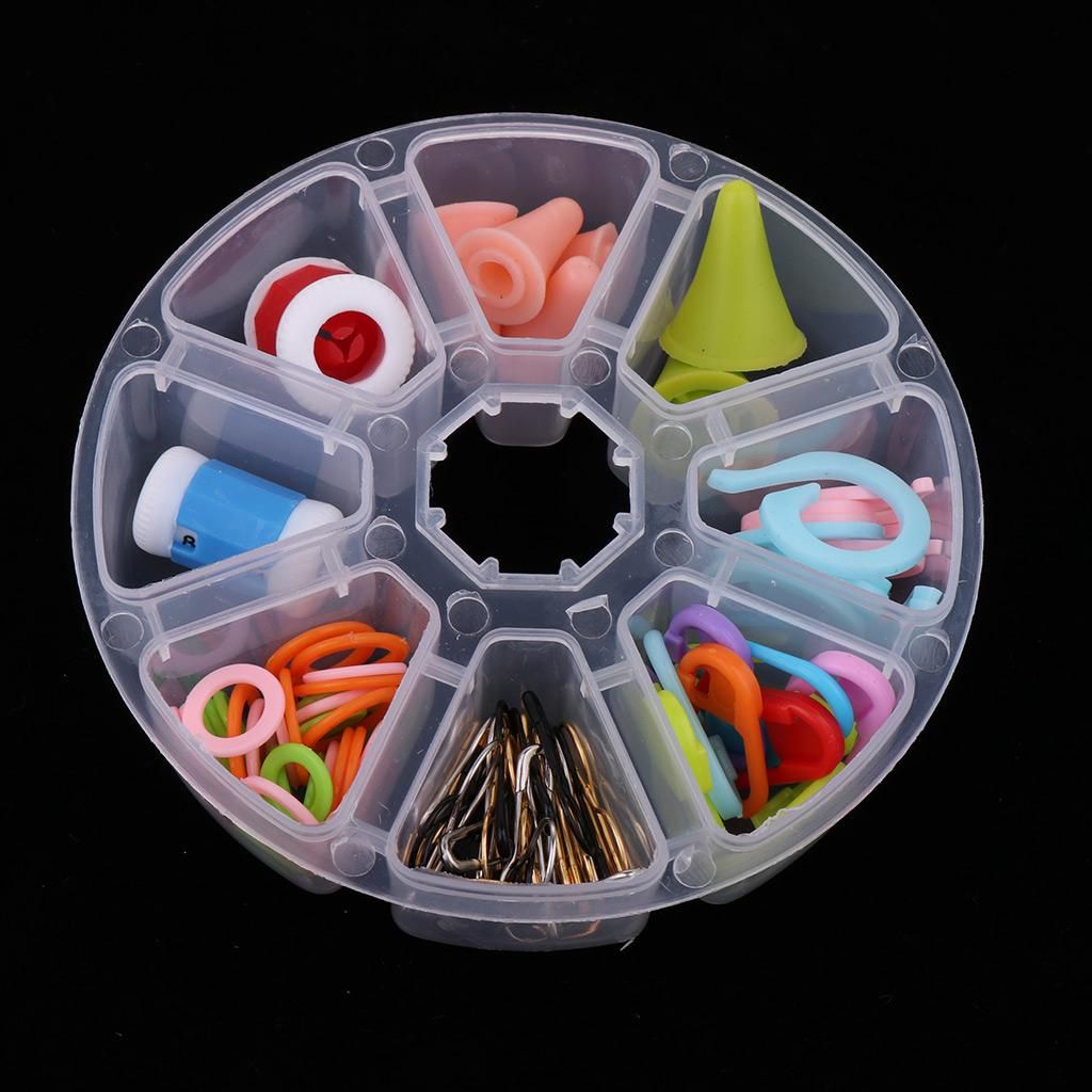 Of 106 Pcs Stitch Markers Crochet Hook  Marker Holder