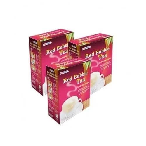 Edmark Red Bubble Tea - 16g X 20 Sachets - Pack Of 3