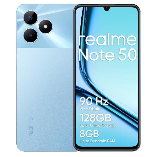 Note 50 Dual Sim - 128GB Rom + 4GB RAM - 4g/lte Smartphone - sky Blue