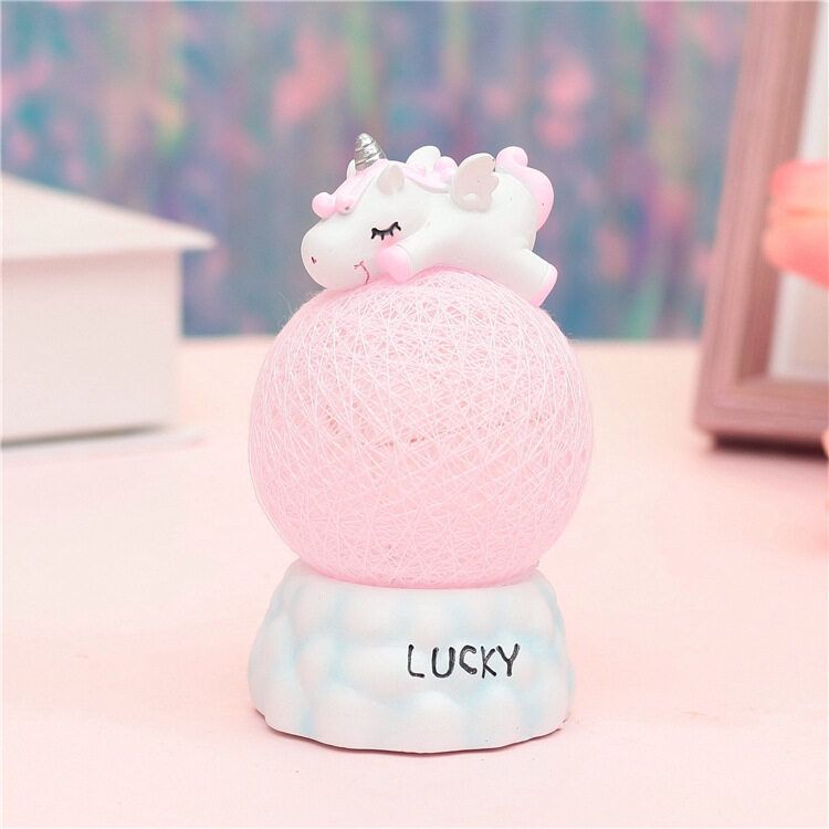 New Ins Home Decoration Gifts Children's Unicorn Night Light Creative Gifts Girlfriends Men And Women Birthday Gifts Pink