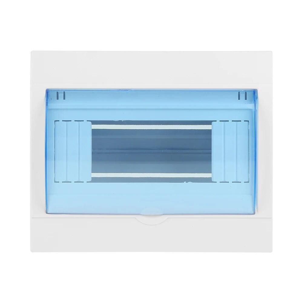 1pc Plastic Distribution Protection Box For 5-8 Ways Circuit Breaker Indoor On The Wall