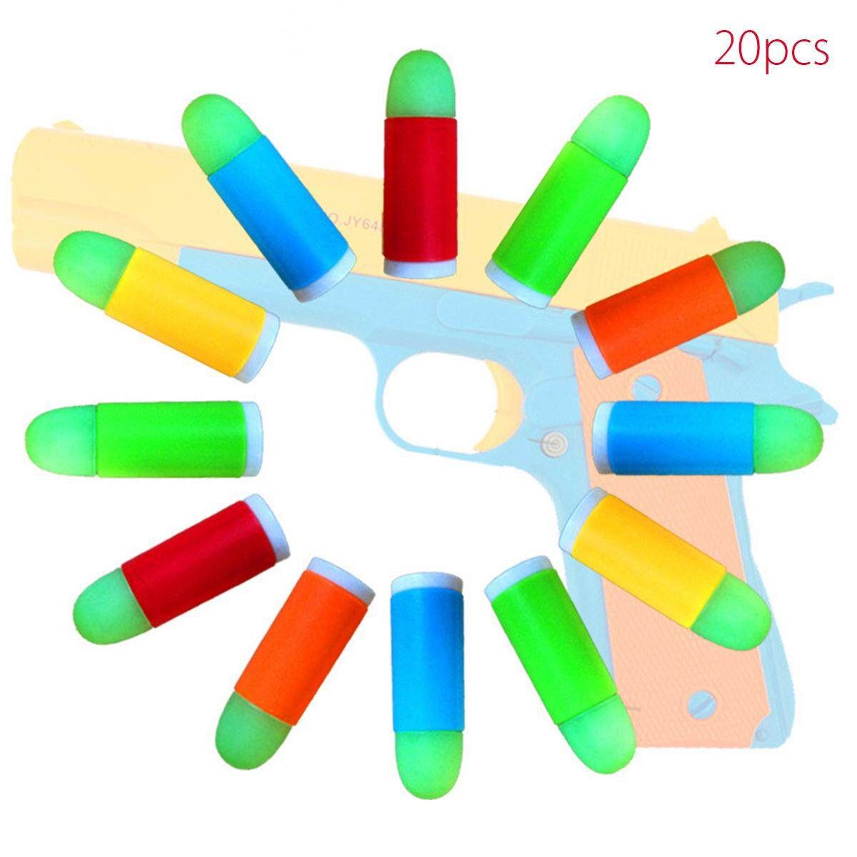 1911/Revolver Rubber Bullet Toy Re-fill Pack Ammo - Assorted 10,20, Or 50!