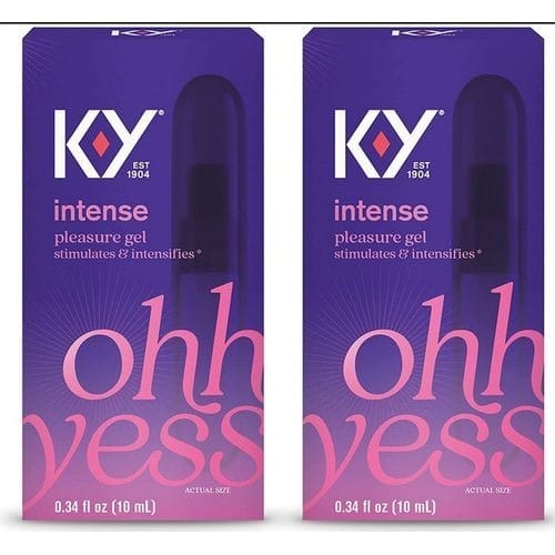 Intense Pleasure Gel Lubricant - 0.34 Oz X 2