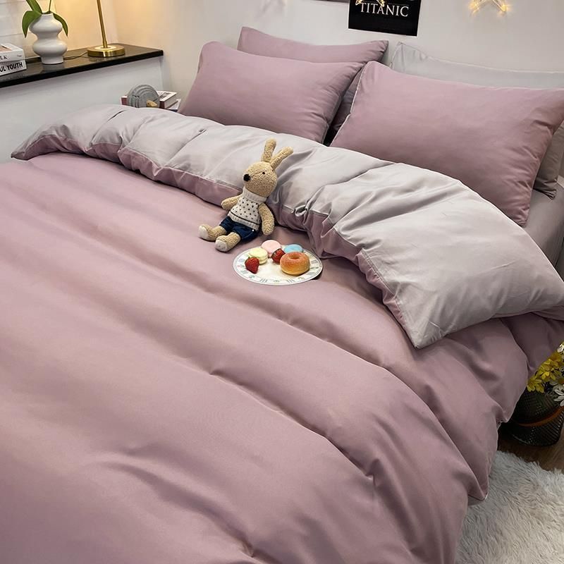 Matching Color Sheets + Quilt + 2 Pillowcases (6*7 Beds)