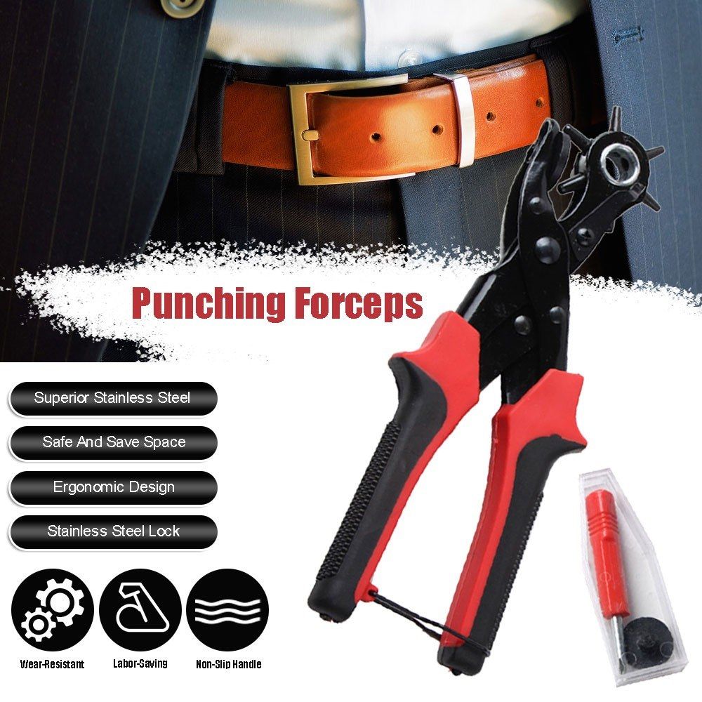 Portable Durable Multi-Function Belt Punch Manual