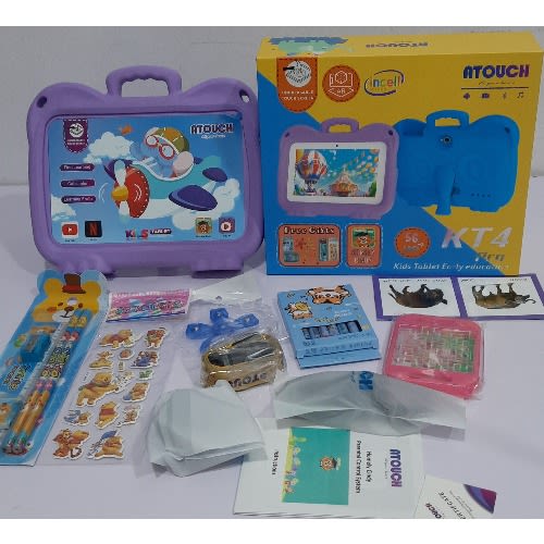 Kt4 Pro - 8GB RAM - 256GB ROM - 7" - 5000mAh - Andriod Educational Tablet - Purple